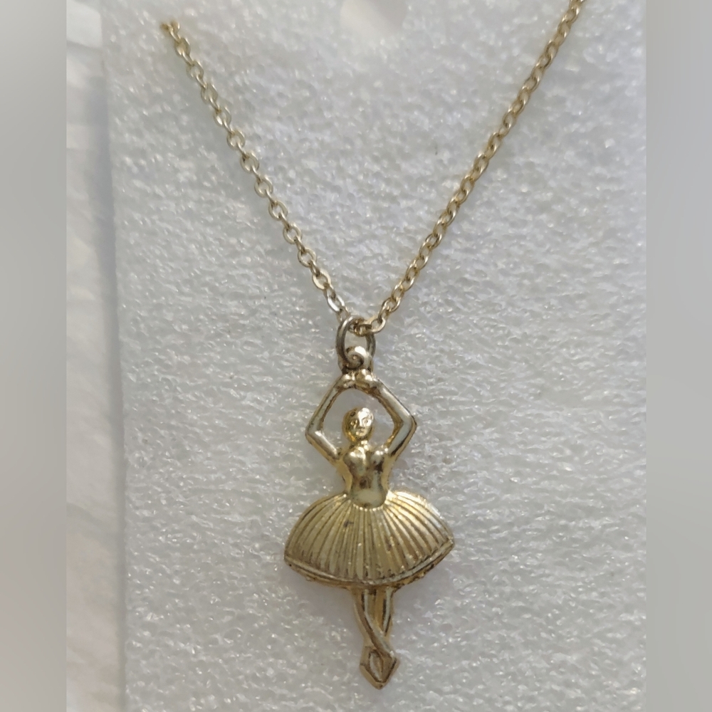 Ballet Shoes Earrings Ballerina Pendant Necklace Choice